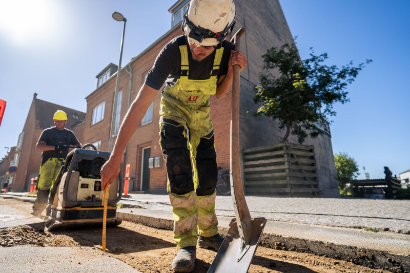 Gravearbejde for Fjernvarme Horsens